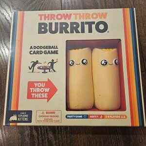Throw Throw Burrito: A Dodgeball Party Game - Brand New in Packaging
